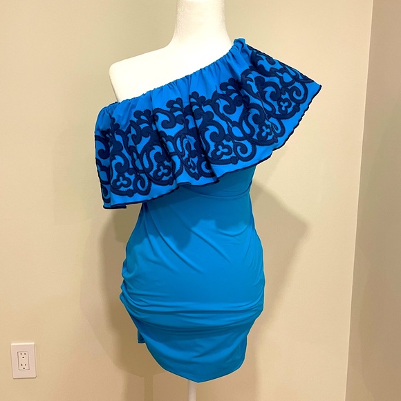 Sugarbird: Home embellishment dress - Turquise blue, S
Item# 1580 - Picture 2 of 9